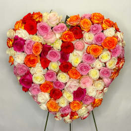 Loving Heart Standing Spray