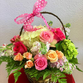 Dipped In Pink by Forever Flowers