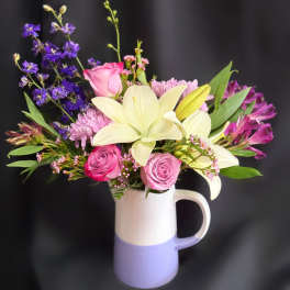 Lovely Lavender Pitcher