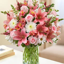 Shower of Blooms - Pink and White