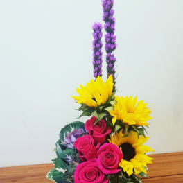 Artfull florals By Purple Orchid Flowers