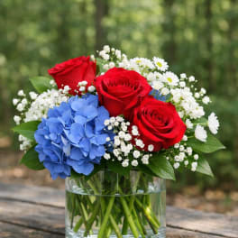 Simply Red, White, & Blue