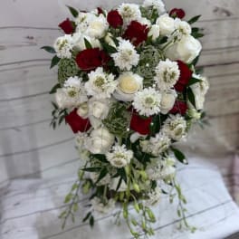 Cascade Bridal Bouquet