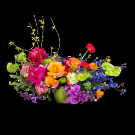 Vivid Garden Glow Floral Arrangement