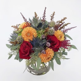 Dahlia and Thistle