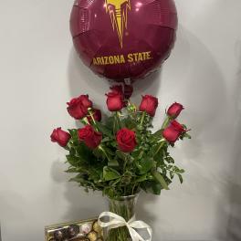 ASU Red Roses & Chocolates Trio