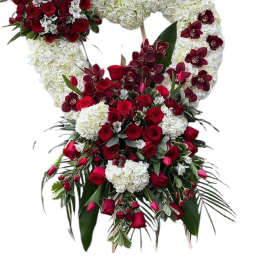 Red and White Heart