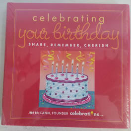 JIM McCANN "CELEBRATING BIRTHDAY" BOOK