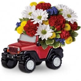 Jeep Wrangler Blazing Trails Bouquet