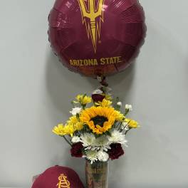Sun Devil Burgundy Hat Trio