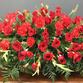 All Our Love Casket Spray