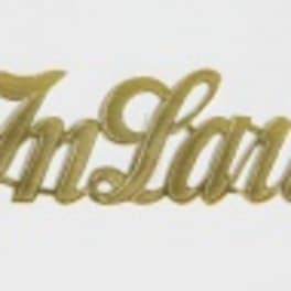 Gold script text reading "In Love" on a white background
