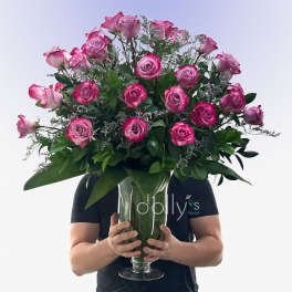 Classic 3 Dozen Magenta Long-Stem Roses