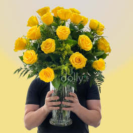 Classic 2 Dozen Yellow Long-Stem Roses