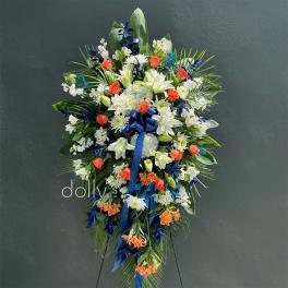 Delicate | Blue and Orange