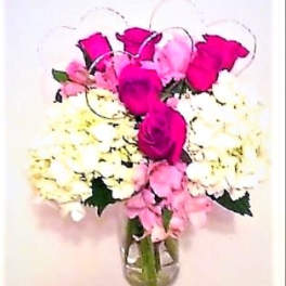 Wrapped with Love and Red Roses