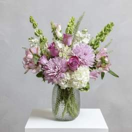 Soft Pastel Vase Arrangement