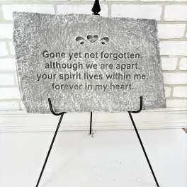 Gone Yet Not Forgotten Memorial Stone