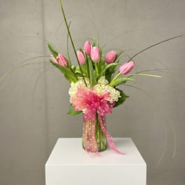Precious Pink Tulip Bouquet