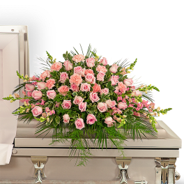 Forever Adored Casket Spray