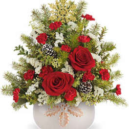 Teleflora's Winter Holly Tree Bouquet