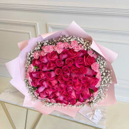 MFS Hot Pink Chic Bouquet