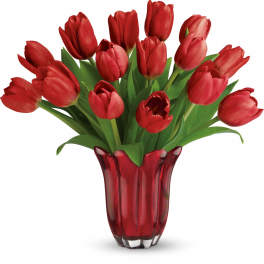 Teleflora's Kissed By Tulips Bouquet DX