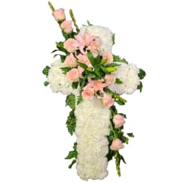 White and Pink Cross Tribute