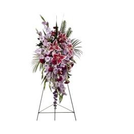 A touching tribute standing spray