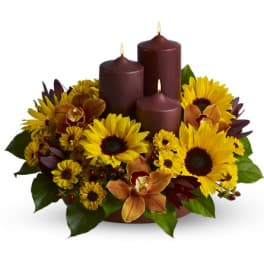 Rustic Radiance Centerpiece