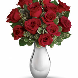 Teleflora's True Romance Bouquet with Red Roses