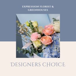 Pastel bouquet with roses, hydrangea, and carnations