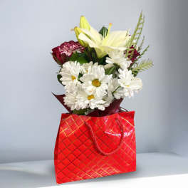 LOCAL OFFER- Flower Wrap Gift Bag
