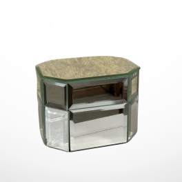 Princess House Glass and Mirror Jewelry Boxes- 2 choices