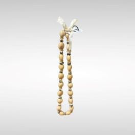 Tan Kukui Nut Lei