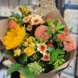 Graduate's Wrapped Cut Flowers
