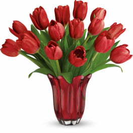 Teleflora's Kissed By Tulips Bouquet DX