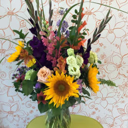 Colorful garden mix