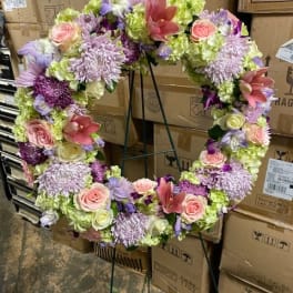 Pinks and Purples Wreath