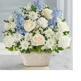 Loving Remembrance™ Blue and White