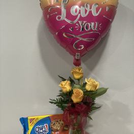 Loving Yellow Roses & Cookies