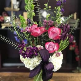 Plum Peace By Flower Carriage