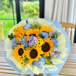 Sunshine Wrapped Bouquet