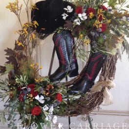 Cowboy Tribute By Flower Carriage