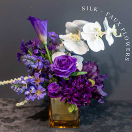 Purple Rain - Faux Flowers