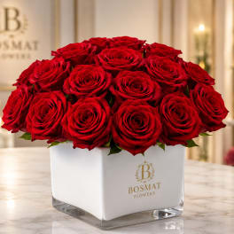 Classic Elegance Rose Cube