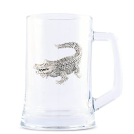 Alligator Glass Mug by Arthur Court
