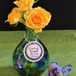 Friendship Vase and Bird set
