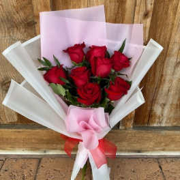 Korean Wrapped Rose Bouquet