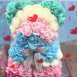 Pastel Petals Bear